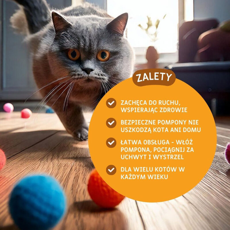 Miotacz pomponów KittyBlast - obrazek 2