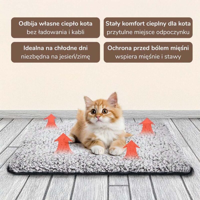 Mata Grzejąca PurrfectWarmth dla kota - obrazek 2