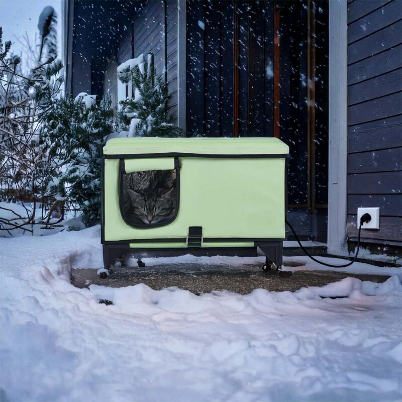 Ogrzewany domek ArcticNest dla kota - obrazek 15