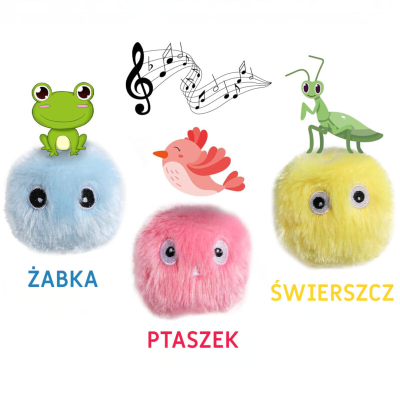 Pluszowa piłeczka CatchyBall dla kota - obrazek 3