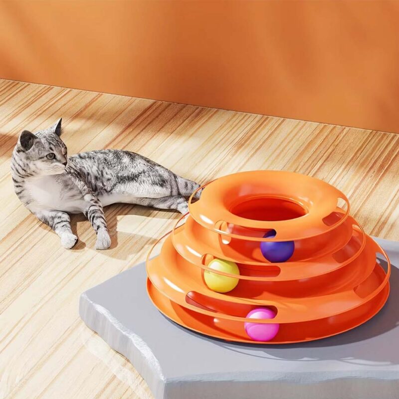 Wieża CatMotion z piłeczkami - obrazek 3