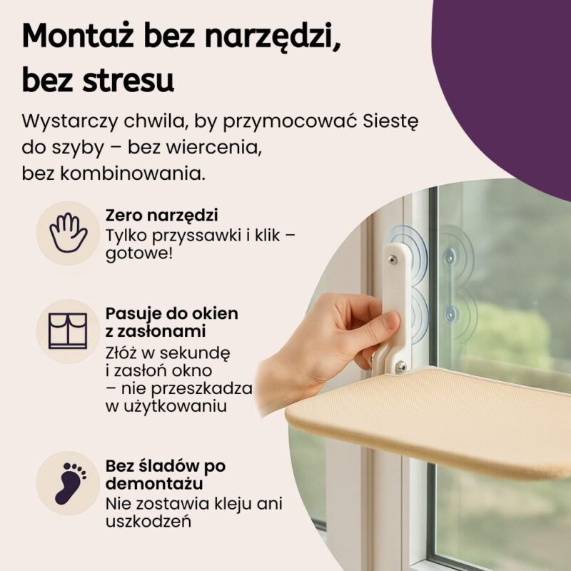 Okienna Siesta dla kota 2.0 - obrazek 2
