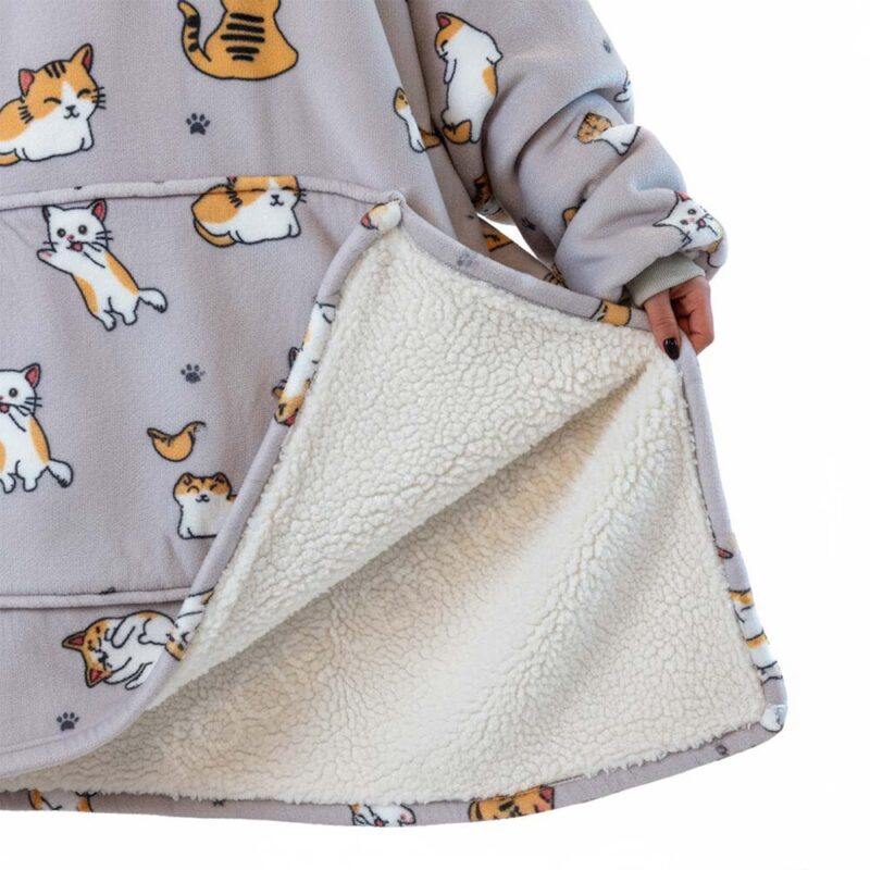 Ciepła KocoBluza LazyCat - obrazek 10