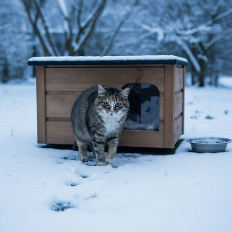 Ocieplany Domek WarmShelter dla kota - obrazek 3