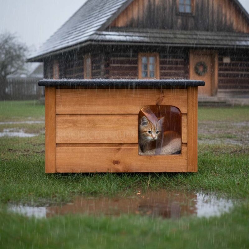 Ocieplany Domek WarmShelter dla kota - obrazek 6